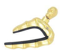 SHOWERORO Skull Decor Guitar Capo for Acoustic Electric Guitar Tuner Clip Adjustable Tension