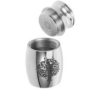 SHOWERORO Small Titanium Steel Pet Urn for Ashes with Waterproof Lid, Small Keepsake Cremation Container 25Mm X 16Mm, Memorial Cinerary Box for Dog and Cat Hair, Suitable for Burial and