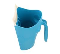 SHOWERORO Soft TPE Bath Tub Rinse Cup with Easy Grip Handle Cute Cartoon Hair Washing Rinser for Boy Girl and Lightweight Shampoo Cup for Comfortable Scalp Protection and Easy Bathing