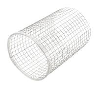 SHOWERORO Spawning Cone Net for Aquarium Fish Breeding Rust-resistant Mesh Grid Isolation Tool for Angelfish and Shrimp Ceramic Spawning Barrel Cover with Fine Mesh for Egg Protection
