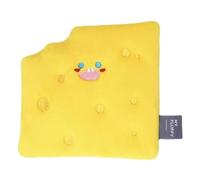 SHOWERORO Squeaky Plush Cheese Snuffle Pad Dog Foraging Mat 12x11cm Interactive Puppy Sniffing Cushion for Treat Hunting and Boredom Relief