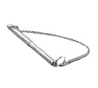 SHOWERORO Stainless Steel Material and Bark Control Dog Whistle for Training with Adjustable Frequency Silver Colour, Effective for Dog Training and