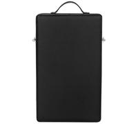 SHOWERORO Storage Case Velvet Lining Portable Carrying Box for Musical Instrument Fabric Storage Box Lid