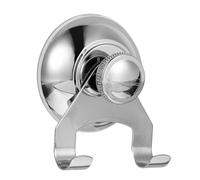 SHOWERORO Suction Cup Hook Stainless Steel, Bathroom and Kitchen Use, Design with Traceless Installation, Ideal for Hanging Shower Accessories and Towels