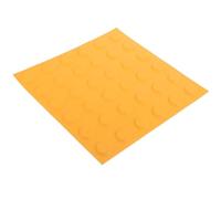 SHOWERORO Tactile Blind Pathway Brick 30x30cm Solid Orange Dot Paving Sidewalk Boards for Indoor Outdoor Visual Impairment Aid Walkway Guidance