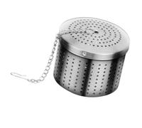 SHOWERORO Tea Strainer Healthy and Sturdy Cooking Infuser Tea Filter Stainless Steel Multipurpose with Hook Chain Design and Boiling Chinese Traditional Medicine for Spices and Seasoning