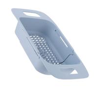 SHOWERORO Telescopic Fruit and Vegetable Drain Rack Over Sink Collapsible Multipurpose Storage Basket for Kitchen Washing and Draining