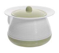 SHOWERORO Thickened Plastic Urinal Basin with Lid, Portable Spittoon Potty for Adults and, Green Bedpan for Home Use, Elderly and Bedroom Night Urinal Container