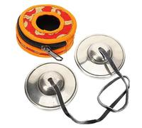 SHOWERORO Tibetan Tingsha Cymbals Bell Set Small White Copper 7.5cm Bell Cover Handcrafted Buddhist Meditation Yoga Instrument for Religious Ceremony and Mindfulness Practice