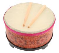 SHOWERORO Traditional Wooden Floor Tom Drum for Lightweight Percussion Instrument for Easy to Play Educational Music Learning Drum for Preschool Boys