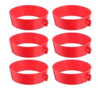 SHOWERORO Traffic Cone Collar Connectors 6pcs Plastic for Managing Traffic and Construction Zone Safety