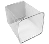 SHOWERORO Trash Container Rectangular Wire Mesh Open Top Iron Waste Basket Environmentally Friendly for Living Room and Office