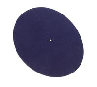 SHOWERORO Turntable Slipmat Felt Anti-vibration Record Player Mat Vinyl Slipmat Turntable Accessories 24-inch Haze Blue Felted Record Pad for Dj Equipment