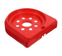 SHOWERORO Universal Fire Extinguisher Base Support Bracket Compatible with 3kg 4kg 5kg 8kg Fire Extinguishers Red Abs Material Prevents Tipping and Sliding for Home or Vehicle