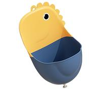 SHOWERORO Wall-Mounted Boys Urinal Stand-to-Pee Training Potty for Toddler Boys Blue Kids Urinal for Bathroom Toilet Potty Training for Home Use