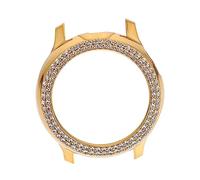 SHOWERORO Watch Dual Row Rhinestone Bumper Case Scratch Protector Cover Shock Resistant Watch Frame with Stylish Sparkling Design