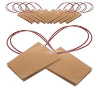 SHOWERORO Waterproof Kraft Paper with Handle 10pcs Foldable Handbags for Silk and Dried Flowers Suitable for Desktop Decor and Wrapping