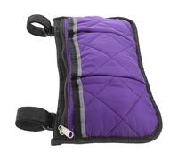 SHOWERORO Wheelchair Armrest Storage Bag Highly with Large Capacity and Multi-Functional Design, Made of Sturdy Polyester Pongee and Pp Cotton, Suitable for Folding Walkers and Wheelchairs
