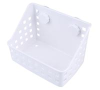 SHOWERORO White Pp Rabbit Hay Feeder Rack with Suction Cup, Pet Manger Rack for Guinea Pig Feeding, Designed to Avoid Bites and Prolong Use Time, for Pet Feeding