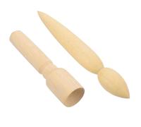 SHOWERORO Wooden Pottery Spout Maker and Comfortable Handling with Ergonomic Design 2pcs for Trimming Clay Teapot Spouts Portable Tool for Pottery Projects by Experienced Artisans