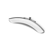 SHOWERORO Zinc Alloy Banjo Armrest Single Leg Protector Accessory Silver Finish for Vintage Banjo Restoration and Replacement