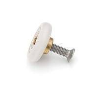 ShowerPart 4 Shower Door Multi-Functional Rollers/Wheels Wheel Diameter 19mm L019 Wheel Thickness 5mm Replacement Parts Stainless Steel POM Nylon Rollers 4X