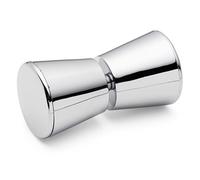 ShowerPart Cone Shaped Shower Door Handle/Knob L063, Shower Handle Screw Diameter 5.7mm, Suits Glass Thickness 4mm-7mm, Chromed Plastic Cover, Shower Door Replacement Parts, 1x