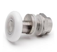 ShowerPart Shower Door Rollers/Wheels/Runners L004, Shower Door Wheel Diameter 19mm, Overall Length 31mm, Stainless Steel, Replacement Parts, 4X