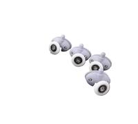 Showers Doors Wheel Rollers, 4/8pcs Oval 23mm 25mm Nylon Single Pop Up Sliding Glass Door Rollers for Shower Cabin