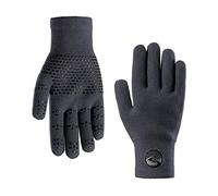 Showers Pass Crosspoint Waterproof Knit Wool Glove - Unisex (Grey, Medium)