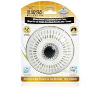 ShowerShroom Stealth Shower Hair Drain Catcher - Hair Stopper for Shower Drain, Bathtub, and Bathroom Sink, Will Not Impede Water Flow, Bathtub Hair Catcher for Drain with No Installation Required