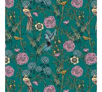 Showerwall 2400x1200 Square Edge Showerwall Vintage Birds SCA26 Wall Paneling Size: 2400x1200mm Square Edge