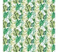 Showerwall Acrylic Wall Panel Pack - 2400x896 Botanical Garden SCA84 Wall Paneling Size: 2400x896mm Square Edge