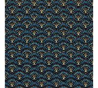 Showerwall Acrylic Wall Panel Pack - 2400x896 Deco Midnight SCA86 Wall Paneling Size: 2400x896mm Square Edge