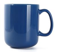 SHOWFULL 20 OZ Large Coffee Mug, 600ml Porcelain Extra Big Ceramic Cup for Tea Coffee Hot Chocolate Latte, Blue