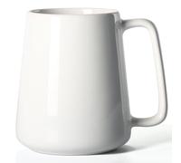 SHOWFULL 24 oz Extra Large Coffee Mug, Oversized Ceramic Coffee Mugs, Heavy Boss Cup, Big Capacity and Large Handle for Dad Men Women, Microwave & Dishwasher Safe, White