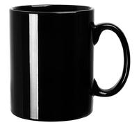 SHOWFULL Large Coffee Mug, 22 OZ Coffee Mugs, 650ml Smooth Ceramic Tea Cups, Big Capacity and Handle, for Office, Home, Black