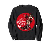 Showgirl Burlesque Girl Dance Retro Dancing Vintage Theater Sweatshirt