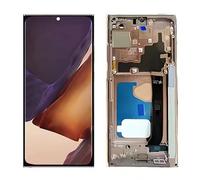 SHOWGOOD Touch Screen LCD Display，AMOLED for Samsung Note 20 Ultra N985F N986B LCD Touch Screen Digitizer Assembly Replacement （Golden with Frame）