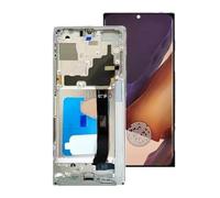 SHOWGOOD Touch Screen LCD Display，AMOLED for Samsung Note 20 Ultra N985F N986B LCD Touch Screen Digitizer Assembly Replacement （Sliver with Frame）