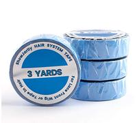 ShowJarlly 1 Roll Double Sided Adhesive Lace Front Support Tape Roll Wig Blue Tape (1.2 CM *3 Yards)
