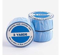 ShowJarlly 1 Roll Double Sided Adhesive Lace Front Support Tape Roll Wig Blue Tape 2 CM *3 Yards