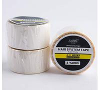 ShowJarlly 1 Roll Double Sided Adhesive Lace Front Support Tape Roll Wig (White Tape2.5cm*3yards)