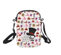 Showman Crossbody Bag Circus Crew Gift i Am Brave I Am Bruised I Am Who I'm Meant To Be This Is Me Showman Musical Sling Bag