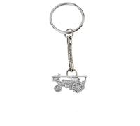 Showman Traction Engine PP-T12 made of fine English Pewter on a snake keyring