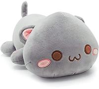 shownicer Plushie, Cute Cat Plush Pillow, Stuffed Animal Plush Toys, Kawaii Plush Cat Pillow, Kitten Soft Toy, Cuddly Toy, Fluffy Cushion Bed Sofa Chair, Hugging Pillow Gift for Kids Girls Boys