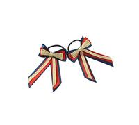 ShowQuest Piggy Bow and Tails Bow One Size Navy Red Gold