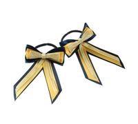 ShowQuest Piggy Bow and Tails - Navy/Sunshine Yellow/Gold