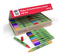 Showroom Mode Show-Me Whiteboard Pens, Marker Pens For Whiteboard, Long-Lasting Whiteboard Markers With Easy-Fit Lids, Comfortable & Safe Dry