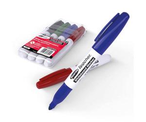 Showroom Mode Show-Me Whiteboard Pens Pack, High-Quality Marker Pens For Whiteboard, Long-Lasting Whiteboard Markers With Easy-Fit Lids, Ideal